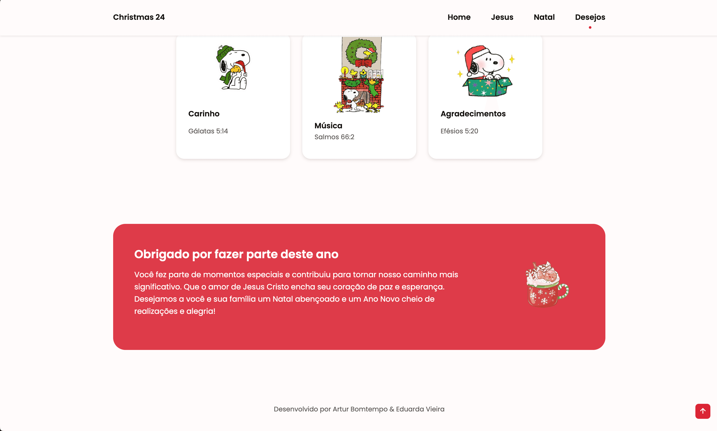 Quinta seção finalizando a experiência